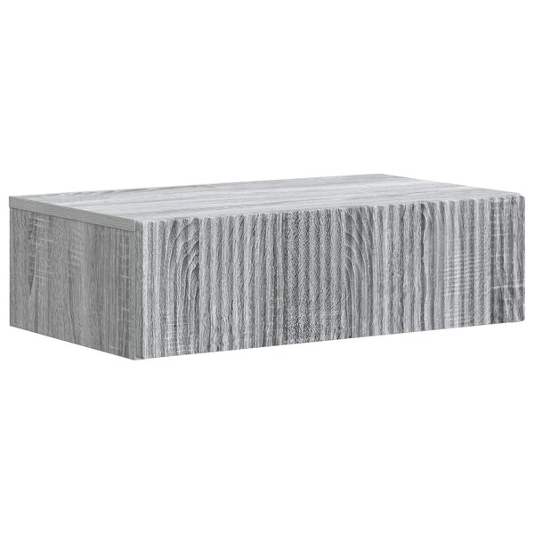 vidaXL Table d'appoint murale 59 x 34 5 x 17 cm Bois d'ingénierie