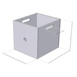 Boîte de rangement DICE verni 4