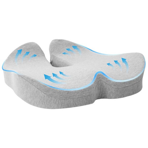 vidaXL Coussin d’assise Mousse à mémoire de forme Gris clair