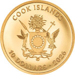 Monnaie FIREFIGHTER First Responders 1 g Or 10$ Cook Islands 2026 (PRÉCOMMANDE)