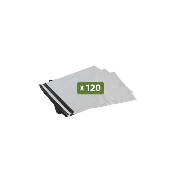 Pack and Move - Lot 120 enveloppes pour expédition -33 x 43 cm - Fermeture adhésive - Opaques  étanches et indéchirables