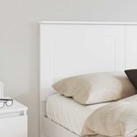 vidaXL Tête de lit Blanc 120 cm Bois d'ingénierie