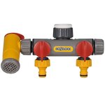 Hozelock Raccord de robinet à 3 voies Flowmax
