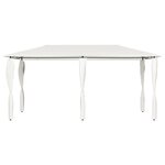 vidaXL Belvédère avec revêtement de poteaux 2 98x5 3x2 59 m 160 g/m²