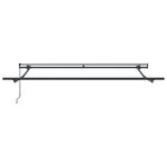 vidaXL Store rétractable manuel à rayures multicolores 350x250 cm