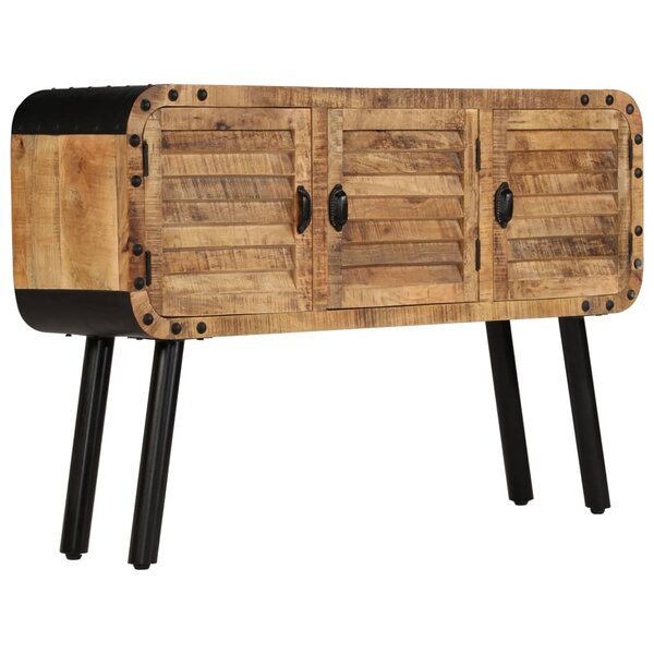vidaXL Buffet Bois de manguier massif 120x30x76 cm
