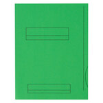 Chemises dossier 2 rabats oxford 24 x 32 cm vert vif - paquet de 50