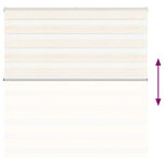 vidaXL Store zèbre beige marbré largeur du tissu 145 9 cm polyester