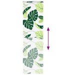 vidaXL Store enrouleur de douche avec cassette largeur du tissu 56 cm