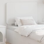 vidaXL Tête de lit Blanc 80 cm Bois d'ingénierie