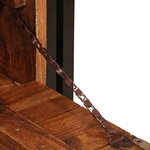 vidaXL Cabinet à chaussures Marron 90 x 38 x 45 cm Bois massif recyclé