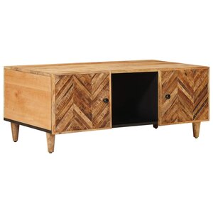vidaXL Table basse Marron 100 x 54 x 40 cm Bois de mangue massif