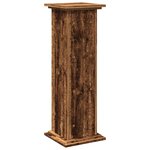 vidaXL Piédestal avec rangement vieux bois bois d'ingénierie