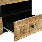 vidaXL Table basse 80x54x40 cm Bois de manguier solide et d'ingénierie