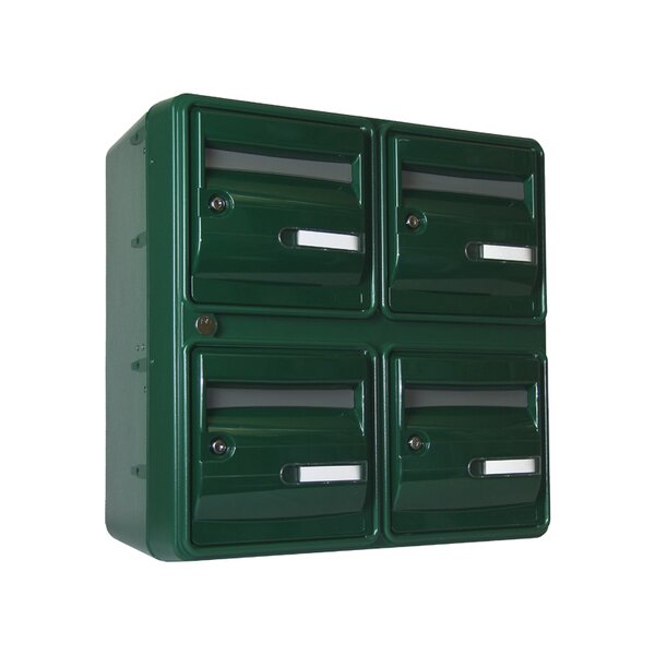 Bloc de boites aux lettres collectives extérieures · B4 - Vert mousse