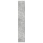 vidaXL Buffet haut avec LED gris béton 69x32 5x200cm bois d’ingénierie