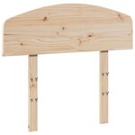 vidaXL Tête de lit 90 cm bois massif de pin