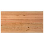 vidaXL Table à manger marron clair bois de chêne massif rectangulaire