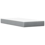 vidaXL Lit avec matelas blanc 90x190 cm bois massif de pin