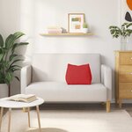vidaXL Coussin de Dos Rouge 45 x 20 x 35 cm tissu