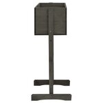 vidaXL Jardinière à treillis de jardin Gris 45x30x74 cm Bois de sapin