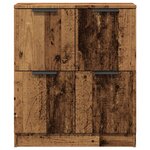 vidaXL Buffet vieux bois 60x30x70 cm bois d'ingénierie