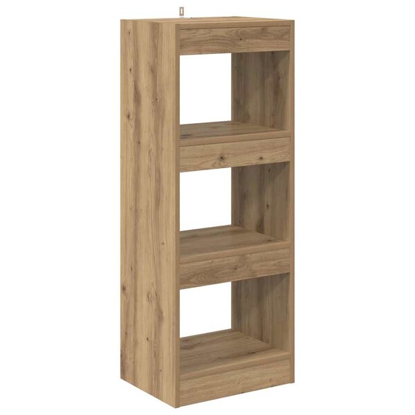 vidaXL Bibliothèque chêne artisanal 40 x 30 x 103 cm Bois d'ingénierie