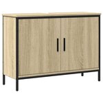 vidaXL Armoire lavabo de salle de bain chêne sonoma 80x30x60 cm