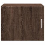 vidaXL Armoire murale chêne marron 50x42 5x40 cm bois d'ingénierie