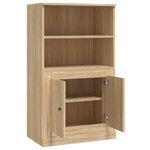 vidaXL Buffet haut chêne sonoma 60x35 5x103 5 cm bois d'ingénierie