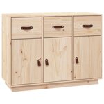 vidaXL Buffet 100x40x75 cm Bois massif de pin