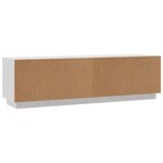 vidaXL Meuble TV Blanc 140x35x40 cm Bois de pin massif