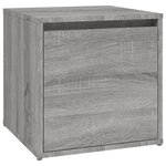 vidaXL Ensemble de meubles de couloir Sonoma gris Bois d'ingénierie