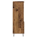 vidaXL Haut Armoire Bois Ancien 40 x 36 x 110 cm Bois d'ingénierie
