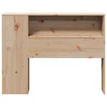 vidaXL Tête de lit avec rangement 90 cm bois massif de pin