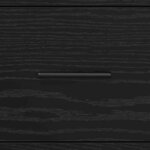 vidaXL Ensemble de mobilier de salle de bain avec tiroir Chêne noir