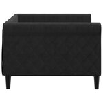 vidaXL Lit de repos noir 90x190 cm velours