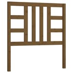 vidaXL Tête de lit Marron miel 106x4x100 cm Bois massif de pin