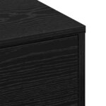 vidaXL Table basse Chêne noir 90 x 90 x 28 cm Bois d'ingénierie