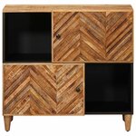 vidaXL Armoires de rangement avec stockage Marron 80 x 33 5 x 75 cm