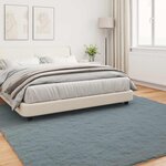 vidaXL Tapis en Fourrure Synthétique de Lapin Olite Anthracite