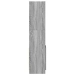 vidaXL Buffet haut sonoma gris 92x33x140 cm bois d'ingénierie
