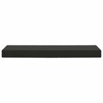vidaXL Coussin de Siège d'Extérieur Noir 111 5 x 40 x 8 cm