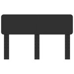vidaXL Tête de lit Chêne noir 140 cm Bois d'ingénierie