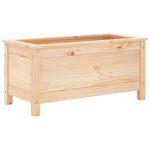 vidaXL Jardinière 82 5x40x39 cm bois de pin massif
