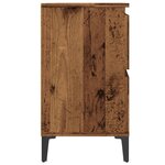 vidaXL Armoire d'évier vieux bois 80x33x60 cm bois d'ingénierie