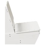 vidaXL Chaise de jardin blanc 60x64x70 5 cm bois de pin massif