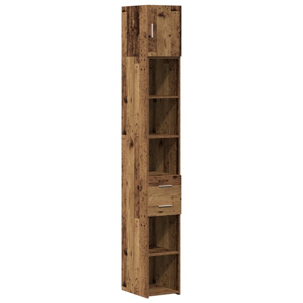 meuble de rangement vidaXL bois ancien 30x42 5x225 cm bois reconstitué
