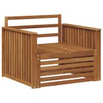 vidaXL 2 Pièce Canapé d’extérieur Naturel
