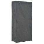 vidaXL Garde-robe Gris 79 x 40 x 170 cm Tissu